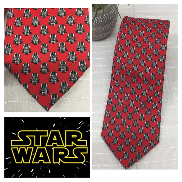 Vintage Other - STAR WARS Red Darth Vader Tie